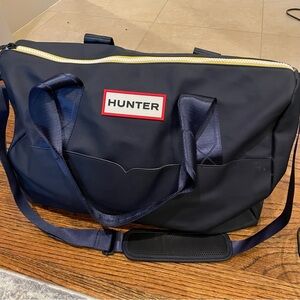 Hunter Navy Blue Duffle Bag